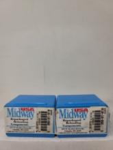 2-100 count Midway 6mm 80gr HP bullets