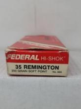 20 rnd box Federal 35 Rem 200gr SP