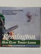 25 rnd box Remington Gun Club 12ga 9 shot