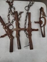 4 Double Long Spring traps
