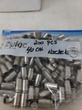 200 pcs 40 cal nickel casings