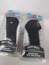 2 Uncle Mike's Size 9 Sidekick Hip Holster (1 Left Hand & 1 Right Hand)