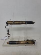 2-20mm shell casing key chains (Dated 1942)