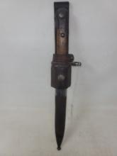 Turkish Mauser Bayonet with sheath & frog