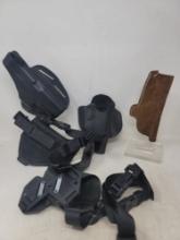 4 assorted holsters