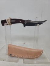 sm knife blank kit with sheath and wood handles
