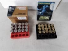 15 rnds Federal 38spl & 15 rnds Buffalo Bore 38spl.