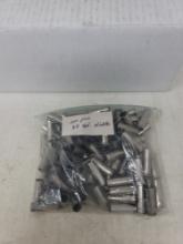 100 pc bag 38spl nickle casings