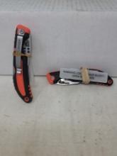2 RMEF Gerber pocket knives w/ extra blades