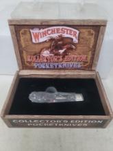 Winchester Collector Edition pocket knife in box