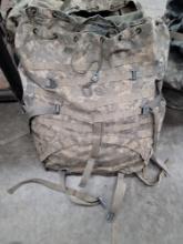 Military ruck sack with waist belts- pouches-knee pads-canteen