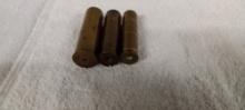3 empty brass shot shells (12, 20 and 28 ga)