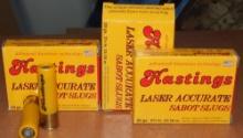 3-5 round boxes of Hastings 20ga slugs