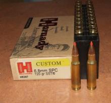 20 rounds Hornady 6.8 SPC