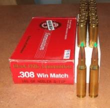 20 rounds Black Hills 308 Win Match