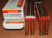 40 pcs 45-70 fired brass