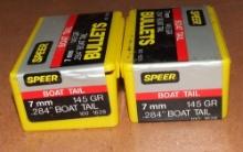 200 pcs Speer 7mm .284 Bullets