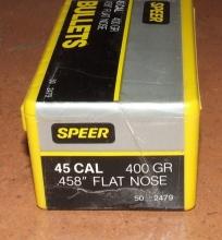 50 pcs Speer .45 caliber .458" Bullets
