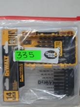 New set of 14" DeWalt Black & Gold drill bits