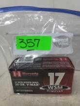 50 round box Hornady .17 Win Super Mag