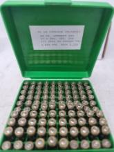 39 rounds 30 carbine reloads & 61 spent R/P brass