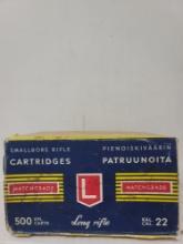 Empty Lapua 22 match box