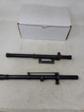 2 Vintage Mossberg scopes with mounts