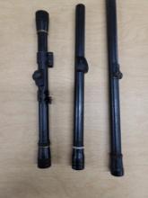 3 Vintage scopes (1-Weaver, 1-Marlin & 1-JC Higgins)
