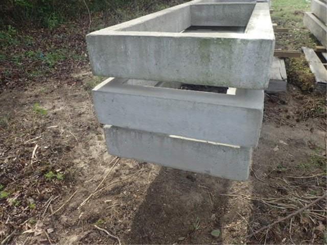 (3) 12' Concrete Piers (For Pig Nursery)