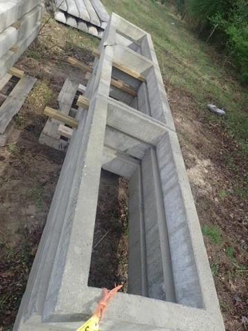 (3) 12' Concrete Piers (For Pig Nursery)