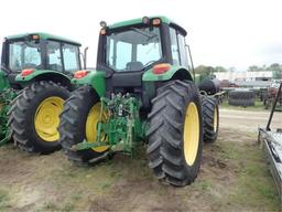 John Deere 7230 4-WD Tractor, Cab