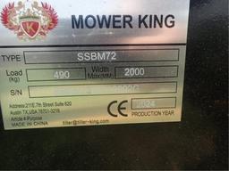Mower King 74" Skid Steer Broom
