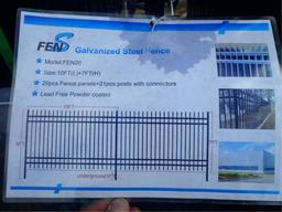 FEN20 Galvanized Fence Panel 7' x 10' (20 pcs.)