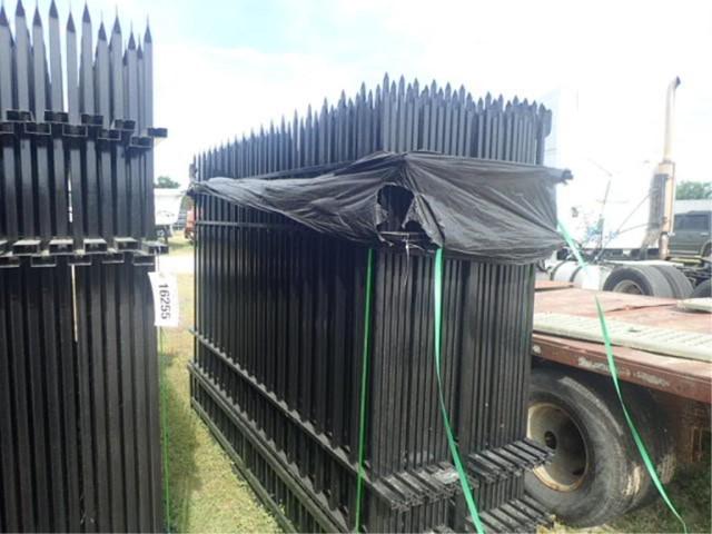 (24) 10' x 6' Ornamental Fence Panels & Post