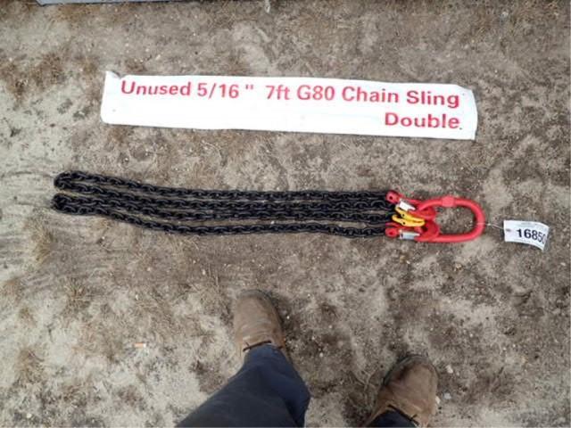 5/16" 7' Double Chain Sling