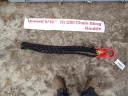 5/16" 7' Double Chain Sling