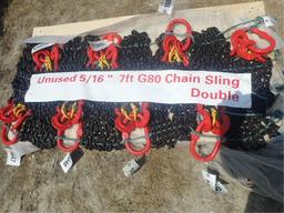 5/16" 7' Double Chain Sling