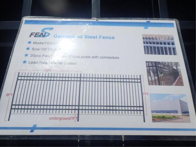 Galvanized Steel Fence 10' x 7' (20 pcs Panel)