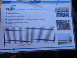 Galvanized Steel Fence 10' x 7' (20 pcs Panel)