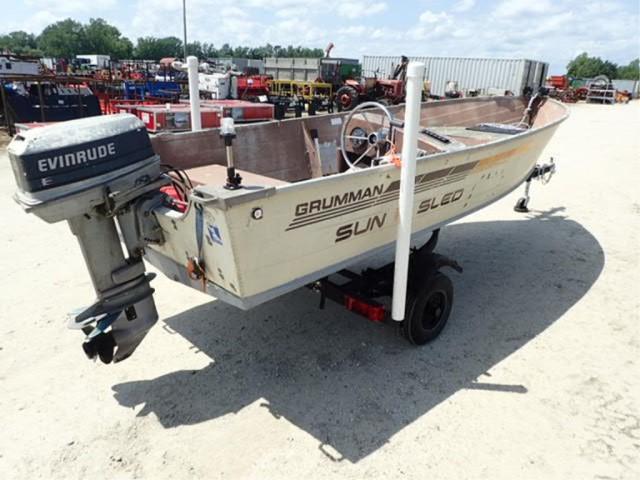 1985 Sunsled Grumman Boat (No Trailer Title)