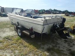 16' V-Bottom Boat w/ Mercruiser Inboard*