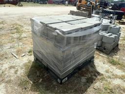 2 &1/2 Pallets of Large Cinder Blocks