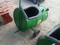 John Deere Train Kid's Barrel Cart