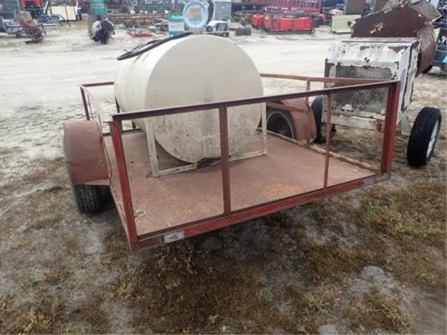 Fuel Tank with Pump on Trailer (No Title)