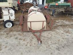 Fuel Tank with Pump on Trailer (No Title)