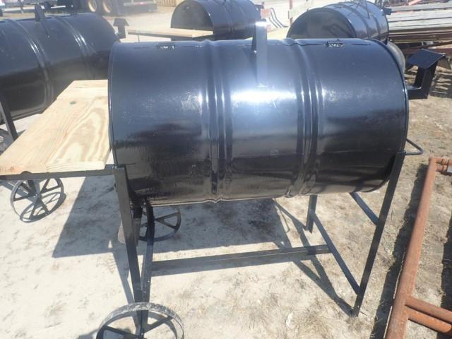 LP Gas 55 Gallon Barrel Cooker