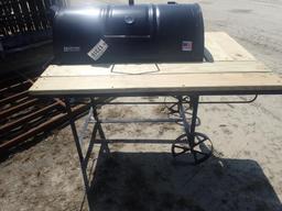 LP Gas 55 Gallon Barrel Cooker