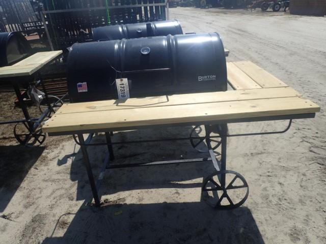 LP Gas 55 Gallon Barrel Cooker