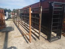 24ft Heavy Duty Freestanding Panel w/12ft Gate