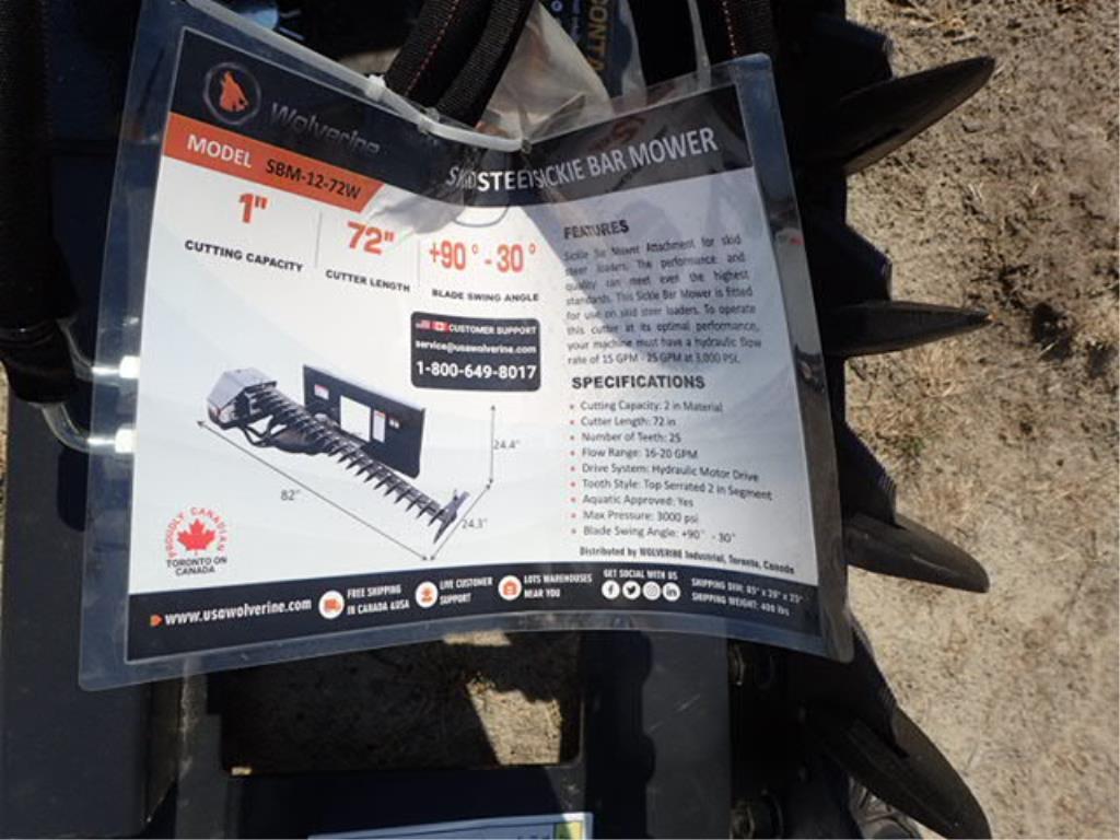 Skid Steer Sickle Bar Mower